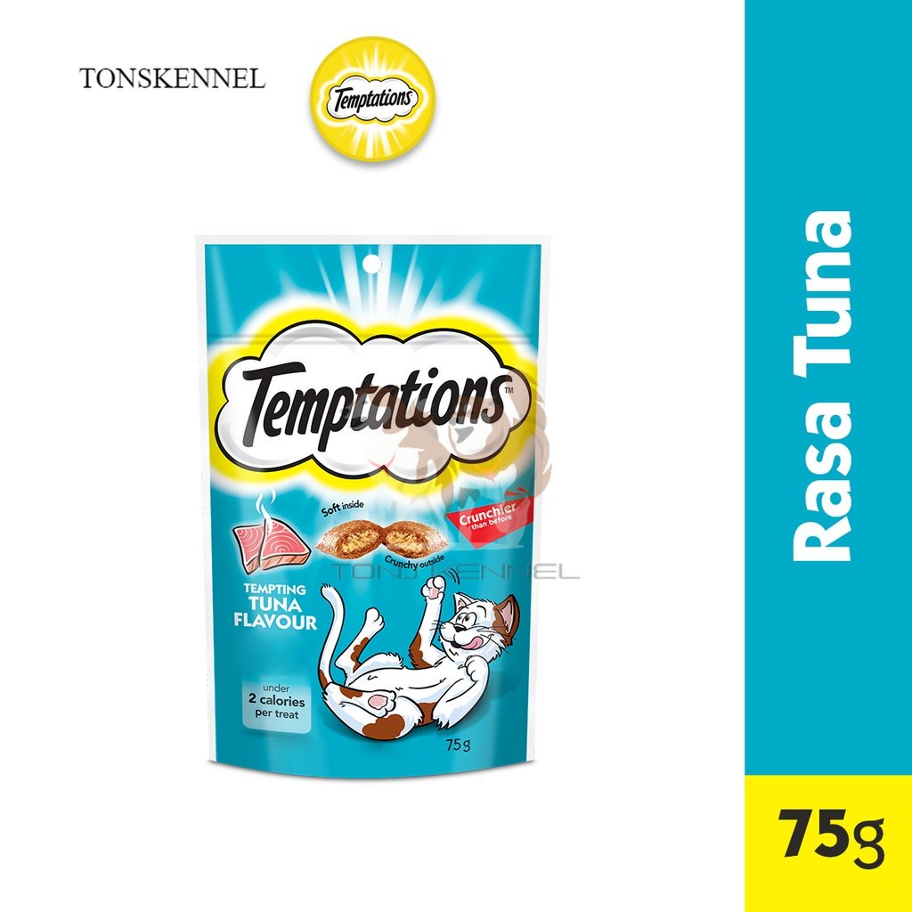 TEMPTATIONS Snack Kucing 75gr 75 gr 75g 75 g Temptation