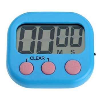 Timer Masak Dapur Countdown Digital Alarm Waktu Clock LCD Display Cooking Timers Kitchen Countdown Stopwatch Mini Kecil Garansi Perlengkapan Memasak Murah