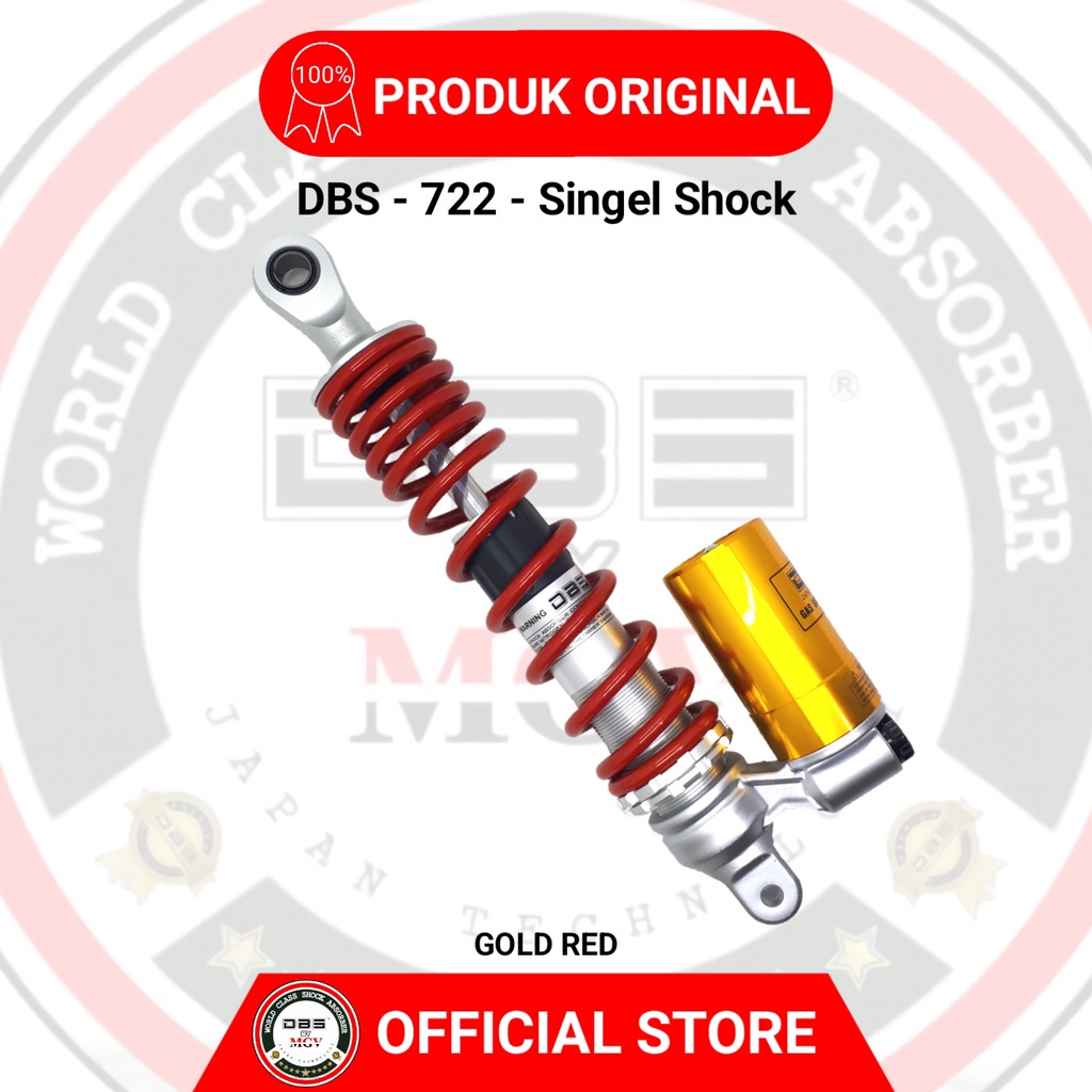 [ BISA COD ] Shock Tabung DBS 722 E SERIES SCOOPY DONAT X RIDE 115 X RIDE 125 VARIO 125 VARIO 150 VARIO 160 FAZZIO