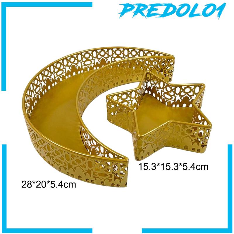 [Predolo1] Nampan Bulan Bintang Mewah Eid Mubarak Untuk Dapur Mubarak Lebaran Hajatan