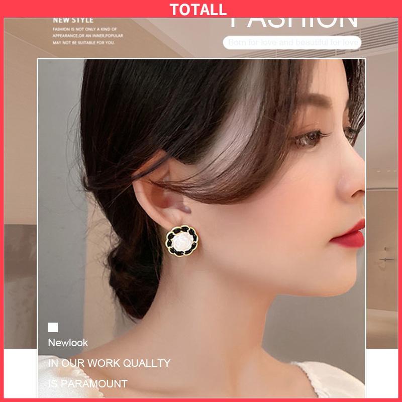 COD Anting S925 Desain Perak Temperamen Serbaguna Geometris Fashion Sederhana-Totall