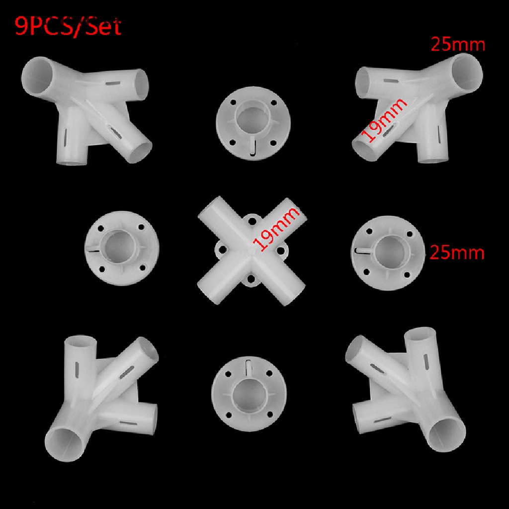 Rsid Span-new Untuk Tenda Gazebo Awning 3x3m Kaki Sudut Tengah Konektor 25/19mm Tent Connector Jelly