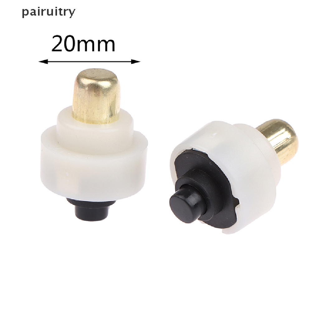 Prt 2Pcs 20mm Senter LED Tombol Tekan Switch ON/OFF Saklar Ekor Torch Elektrik PRT