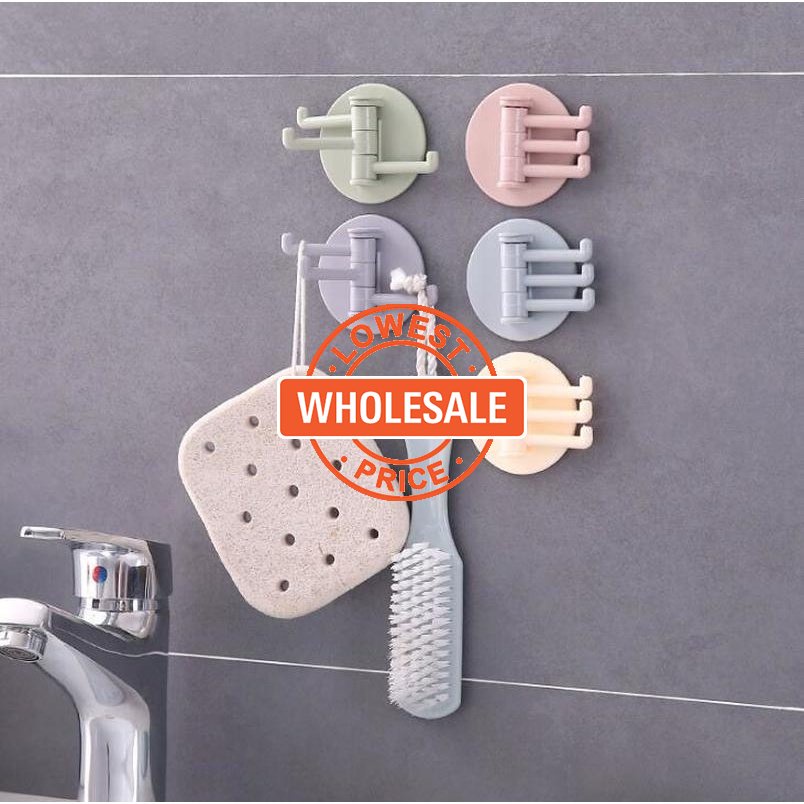 [Grosir] Bebas Paku Hemat Ruang Penyimpanan Pintu Heavy Duty Self Adhesive Hanger Rumah Multifungsi Seamless Gantungan Dinding Storage Hooks