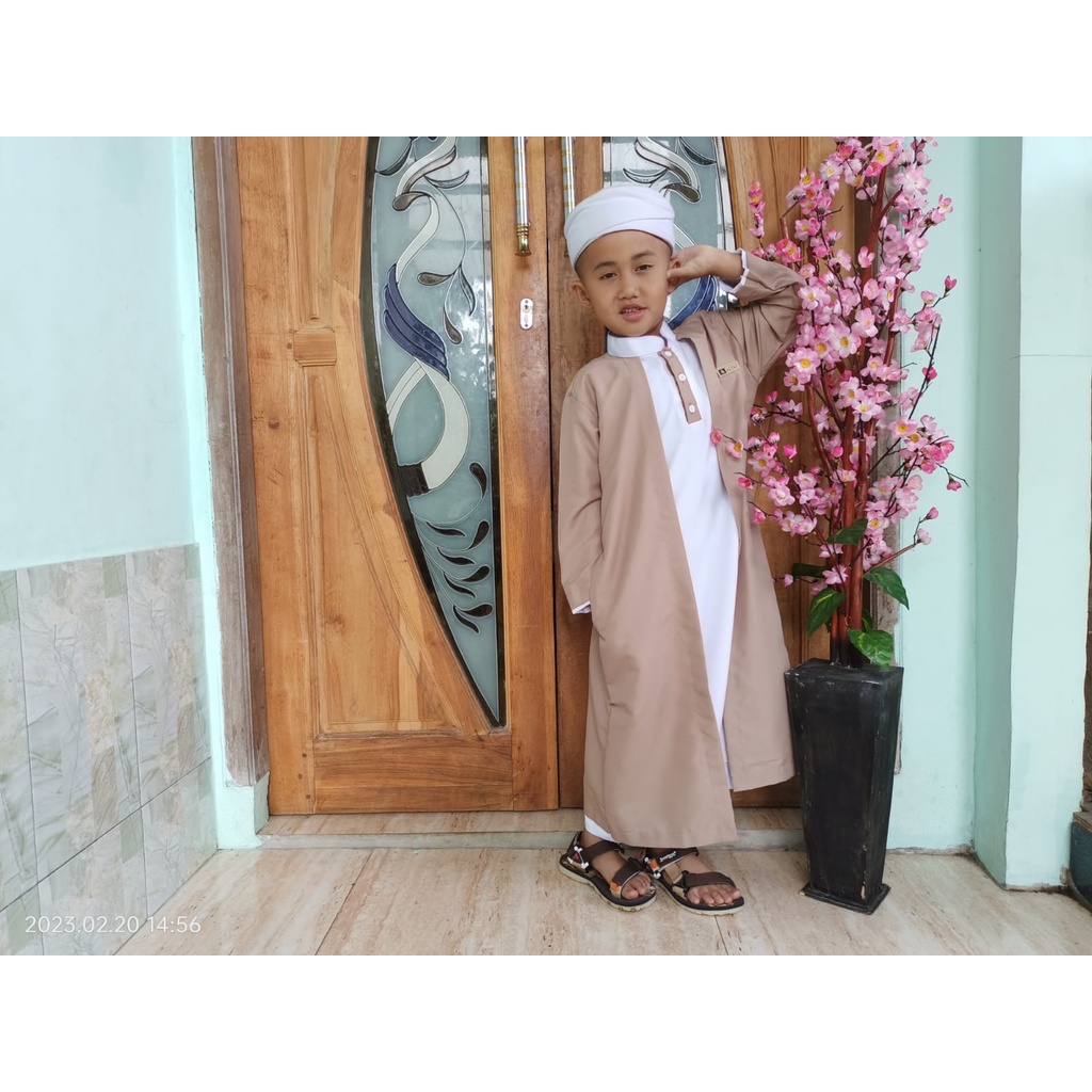 Jubah Anak ALTAF Jubah Syar'i Modern untuk Anak Laki-Laki / Jubah Anak Terbaru 2023 / Jubah Habib Anak / Jubah Anak Lengan Panjang / Gamis Anak Laki Laki / Jubah Anak Usia 1-13 tahun