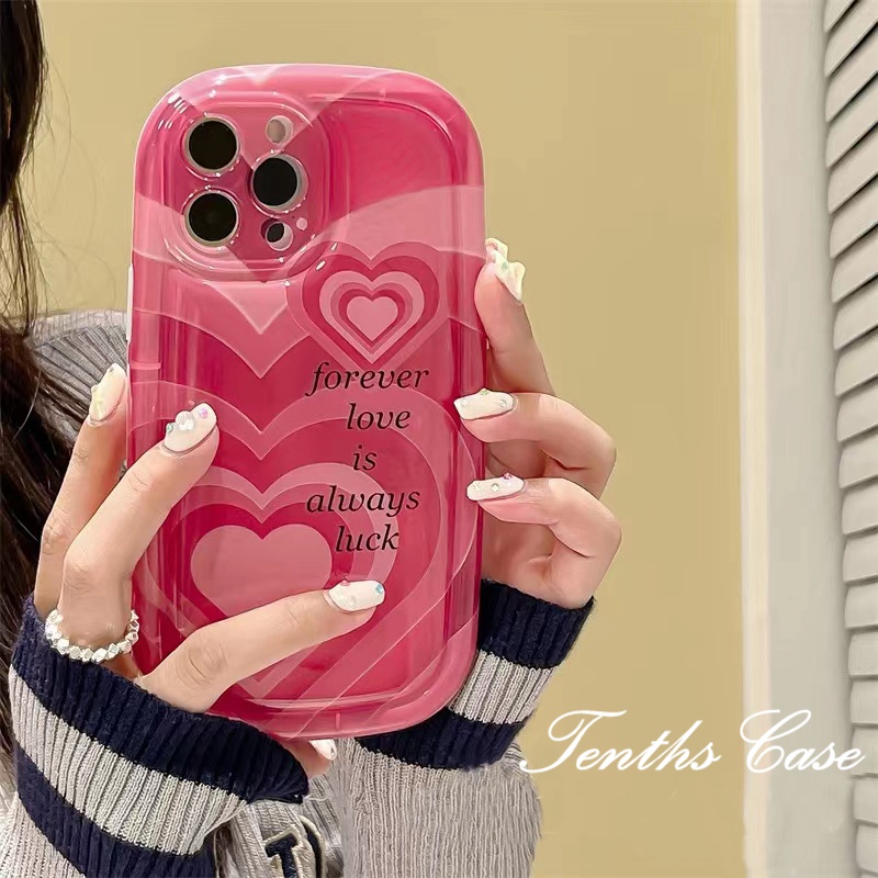 Kompatibel Untuk IPhone14 13 12 11 Pro Max8 7 6 6s Plus X Xr Xs Max SE 2020 Tumpang Tindih Cinta Sabun Casing Ponsel Soft Cover