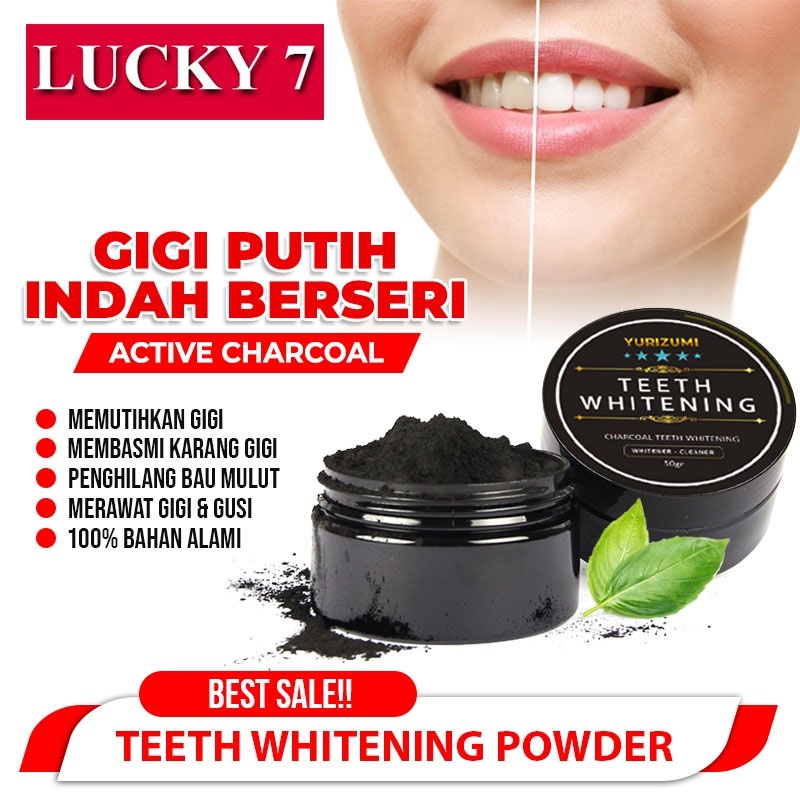 [ ORIGINAL 100% ] Yurizumi Pemutih Gigi dan Penghilang Karang gigi Instant Permanen Teeth Whitening Powder 50gr