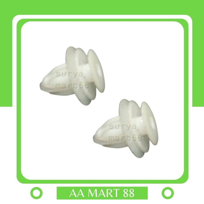 Klip Bumper Innova putih / Bumper Clip variasi Innova