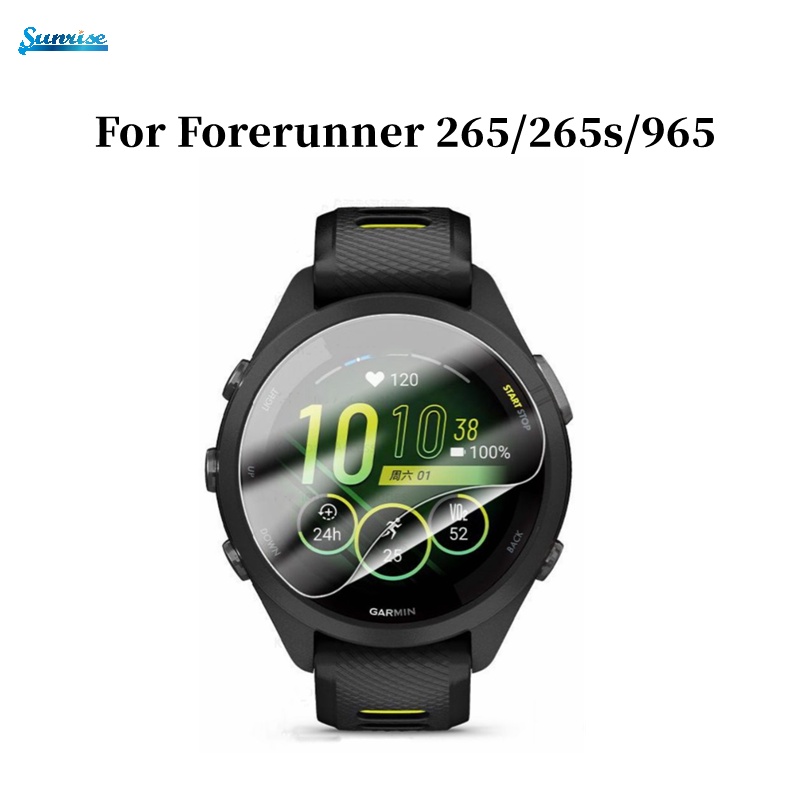 Sensitif Tipis HD Hydrating Film Tahan Noda Tahan Debu Transparan TPU Pelindung Layar Untuk Garmin Forerunner265/265s /965