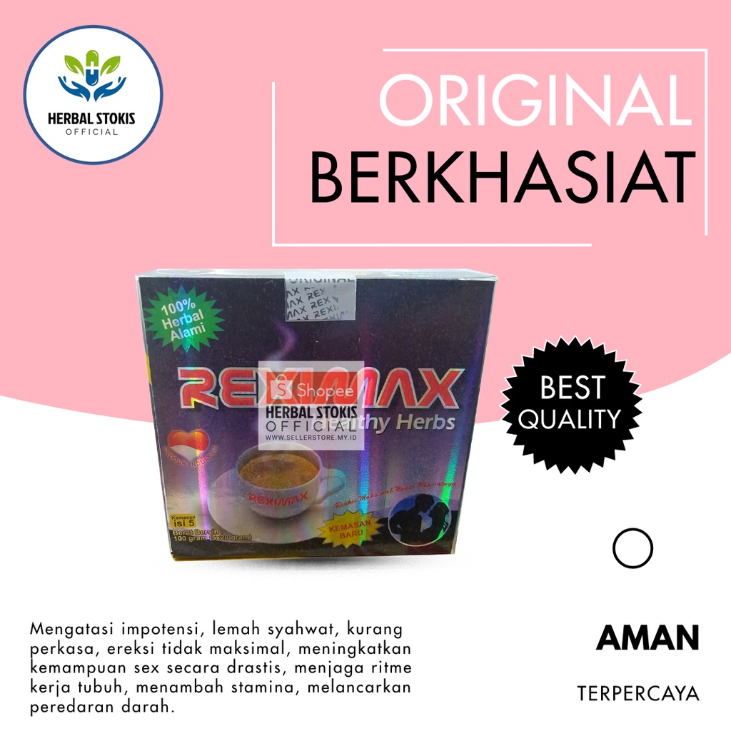 

Kopi Reximax isi 5 Sachet Original Kopi (Kuat) Tahan Lama Menambah Stamina Pria Dewasa Bertenaga Diatas Ranjang