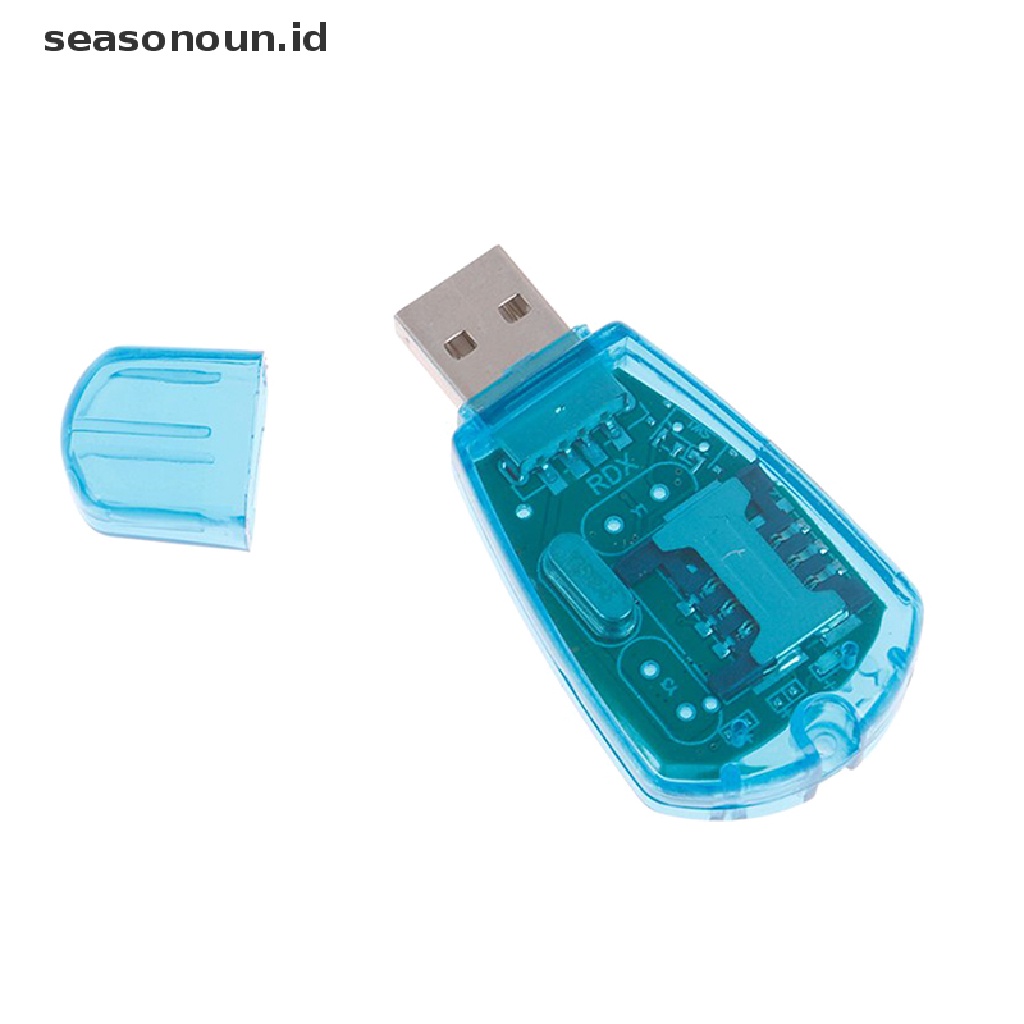 Seasonoun USB SIM Copy/Cloner Kit SIM Card Reader GSM CDMA SMS Cadangan+CD Card Reader.