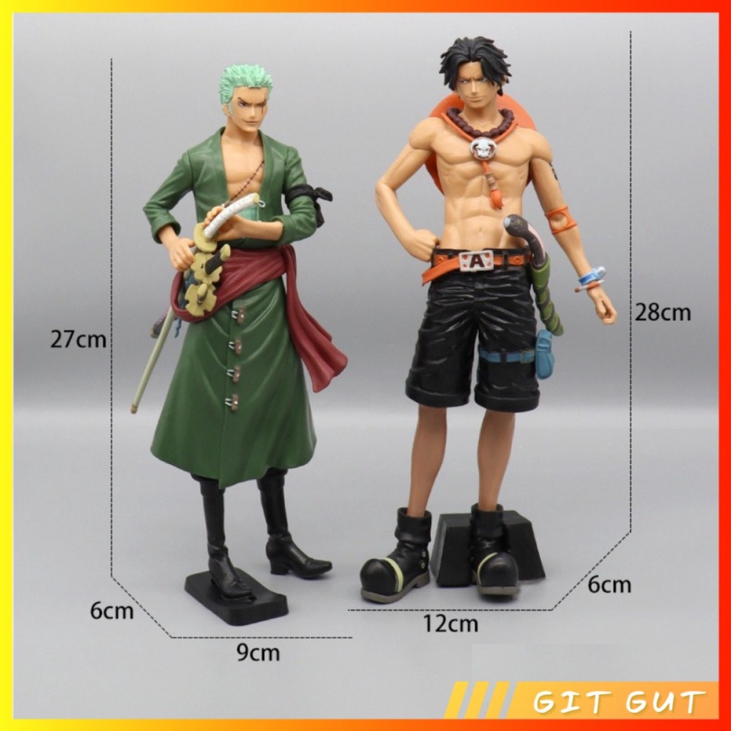 Action Figure Pajangan One Piece Roronoa Zoro Portgas D. Ace