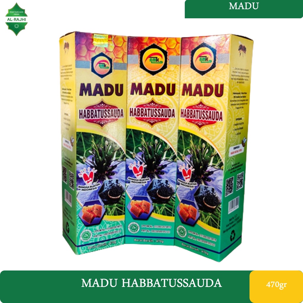 

Madu Habbatusauda AMK 450gr Madu Murni Lokal Madu