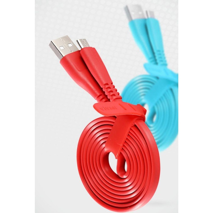 VIVAN CSM100 New Kabel Data Micro USB Fast Charging 2.4A Data Cable for Android - Garansi Resmi 1 Tahun