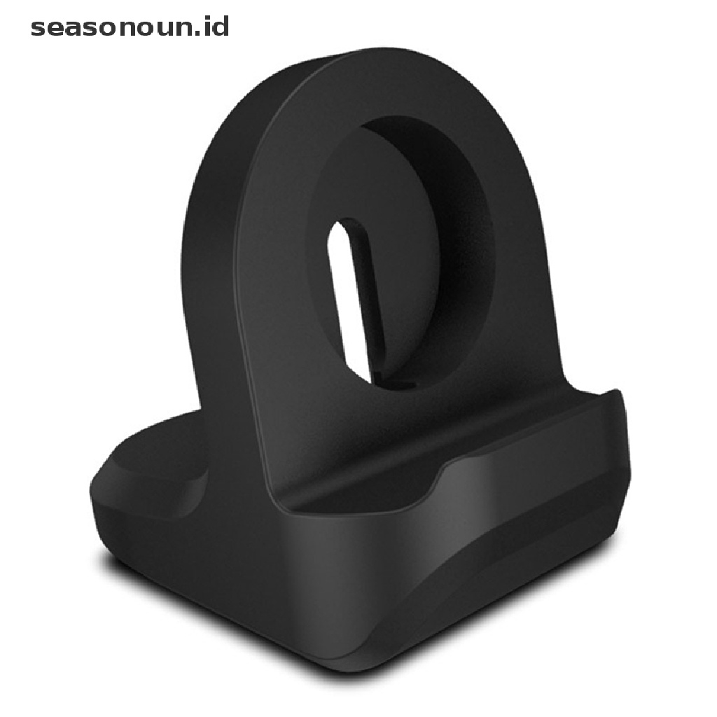 Seasonoun Silikon Charger Stand Holder Untuk Apple Watch Series Charging Stand Base.