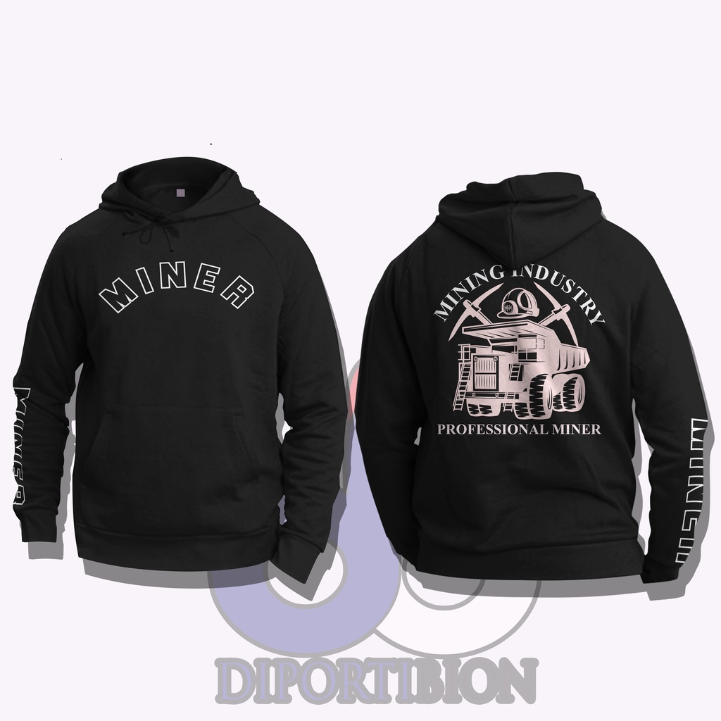 HOODIE JUMPER TAMBANG / MINER PROFESSIONAL MINING INDUSTRY HOODIE JUMPER
