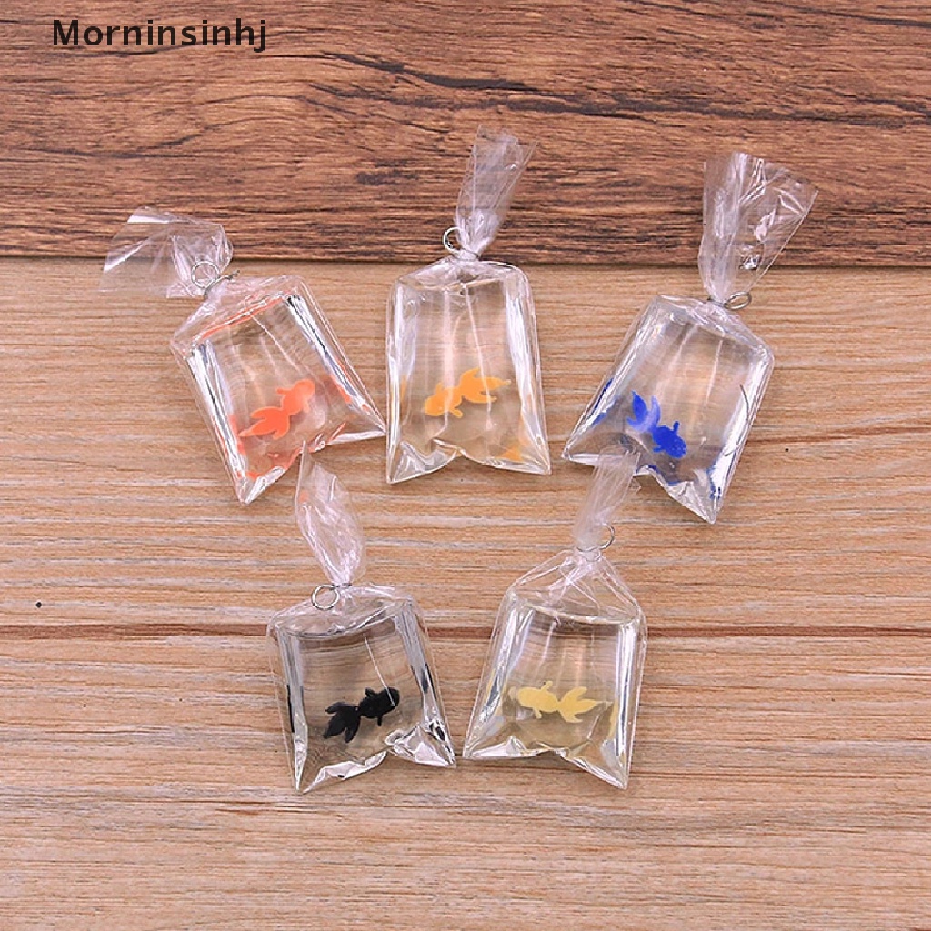 Mornin 10pcs Tas Ikan Karang Resin Ch Ocean Liontin Untuk Anting Gantungan Kunci Perhiasan id