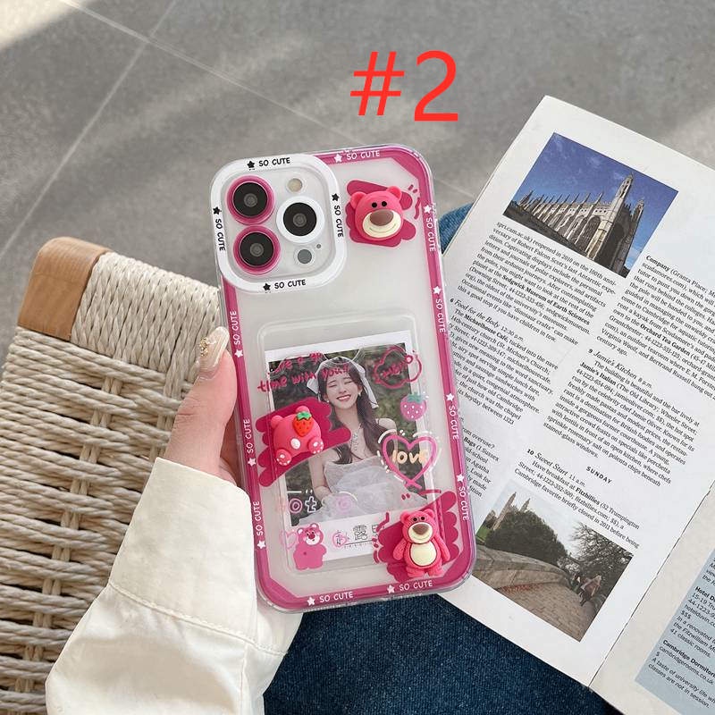 Soft Case HP iP iPhone 11 12 13 14 Pro Max7 8+Plus Se2020X XR SE 2020 XS Max FTD Bening Tas Kartu Casing Apple SE 2020 SE SE 2020