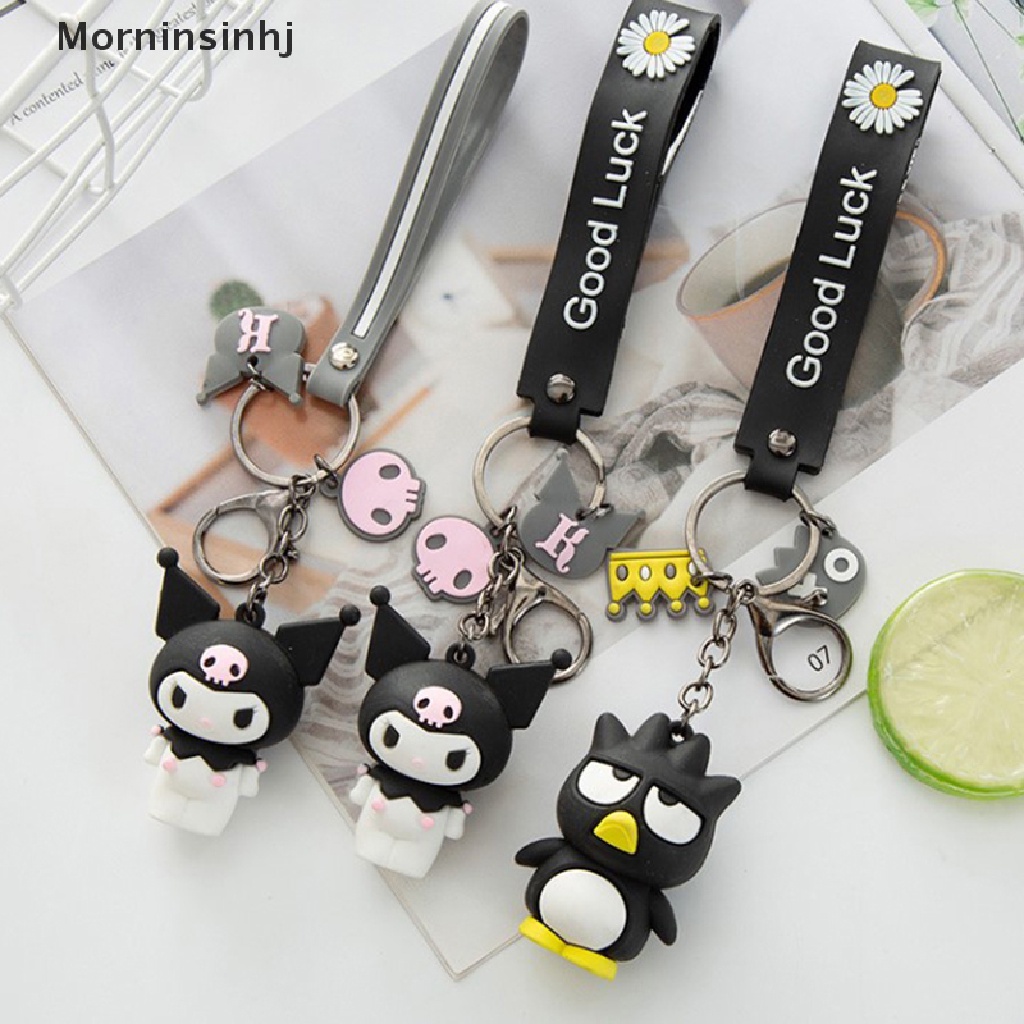 Mornin Lucu Kartun Sanrio Kuromi Mymelody Pendant Keychain Holder Gantungan Kunci Gantungan Kunci Mobil Tas Handphone Gantung Perhiasan Hadiah Anak id