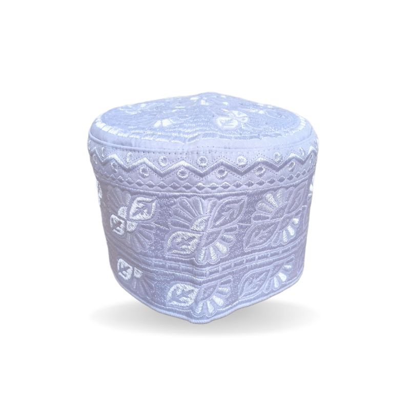 Peci Oman Bangladesh kopiah haji kopyah putih santri model terbaru