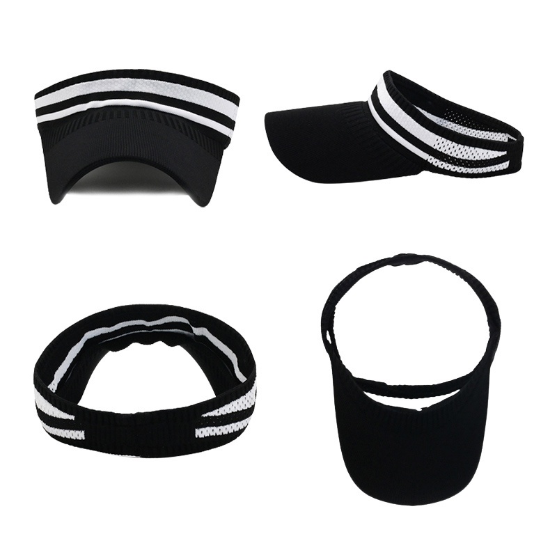 Topi Senam Wanita Korea Sport Pantai Olahraga Zumba Golf Visor Anti UV Fashion Outdoor SPAC