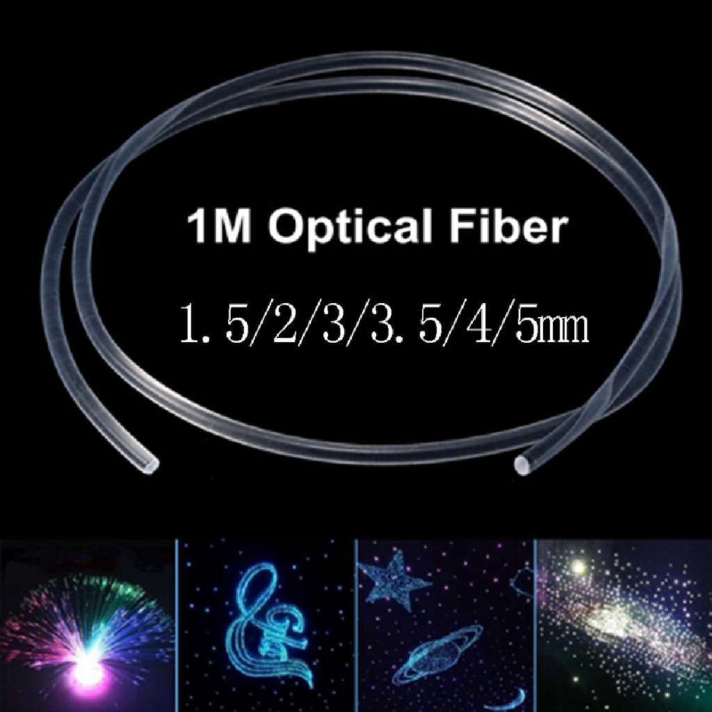 Prt 1.5-5mm Side Glow Fiber Optik Light Mobil Indoor Kabel Malam Dekorasi Pesta PRT