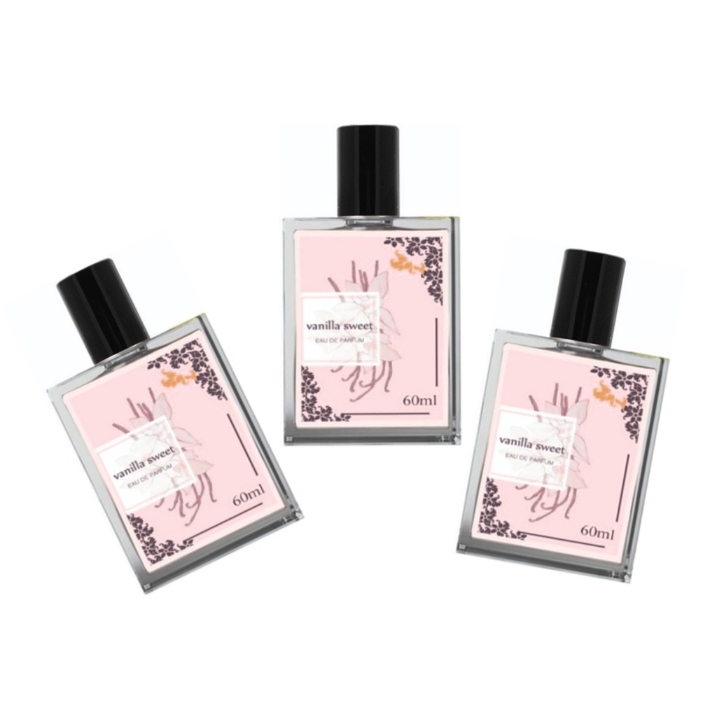 Parfum Vanilla Sweet Premium Eau De Parfume 60ml / Parfum Pengharum Badan Pria dan Wanita Wangi Tahan Lama / Body Spray EDP Minyak Wangi Semprot Parfume 60ML Original