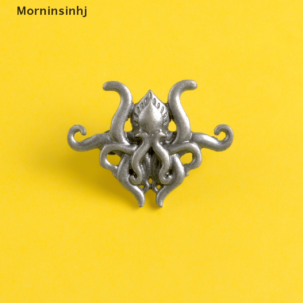 Mornin Cthulhu Badge Bros Kerah Pin Untuk Baju Ransel Topi Perhiasan Dekorasi id