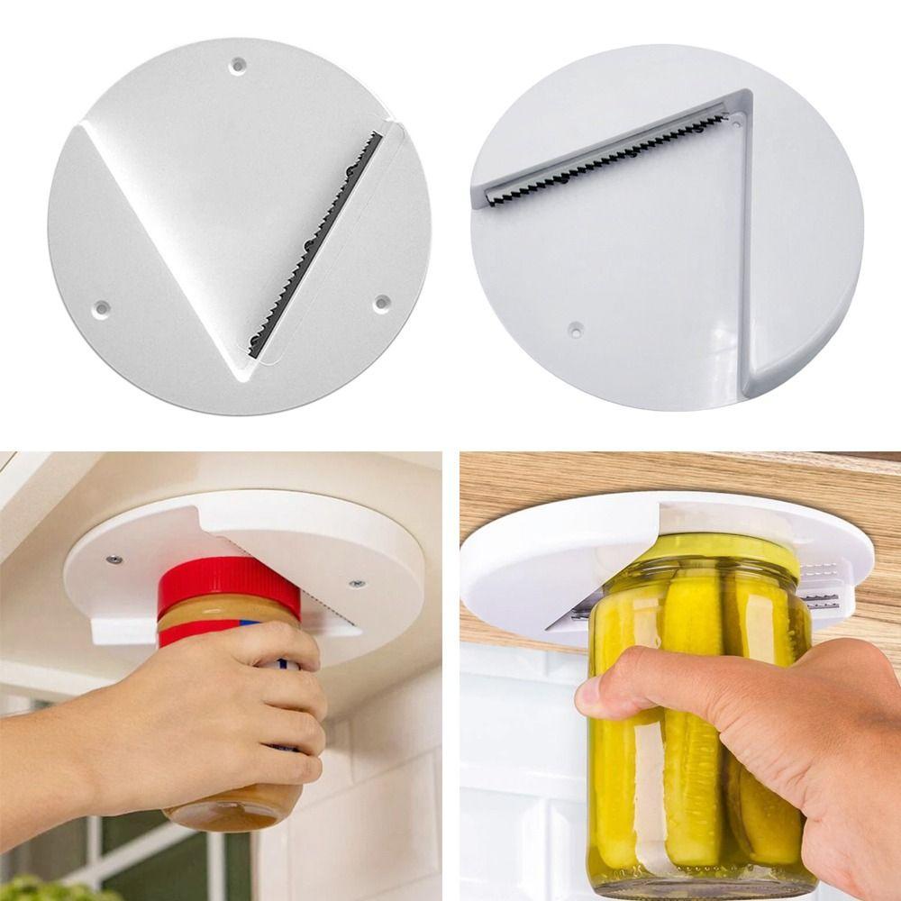 SOLIGHTER Can Opener Manual Jar Opener Wet Grip Self-adhesive