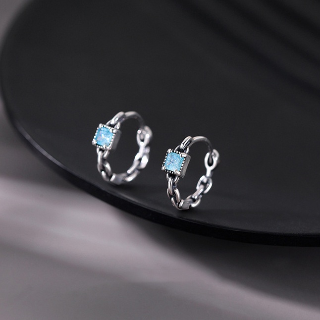 S925 Perak Anting Vintage Premium Desain Kepribadian Ear Studs Perempuan Fashion Earring Hadiah