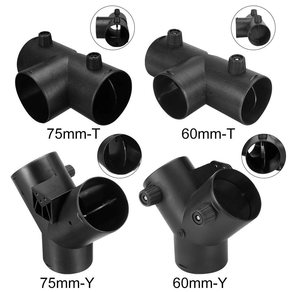 POPULAR 60mm /75mm Konektor Ducting Ventilasi Udara Aksesoris Mobil Closable Open Y T Piece Untuk Webasto Pemanas Parkir Solar