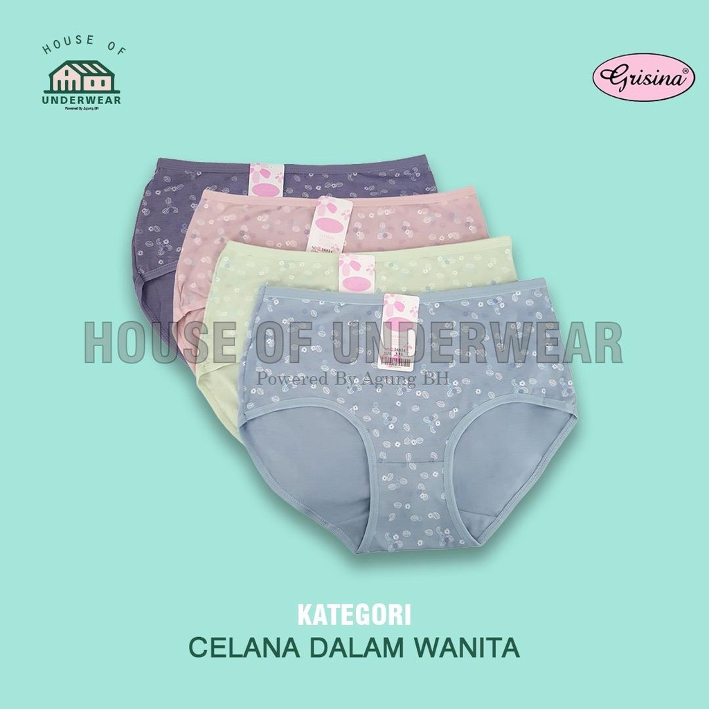 Celana Dalam Wanita Grisina 56854/ Celana dalam wanita Motif / Cd Grisina Motif Grosir Dan Lusinan