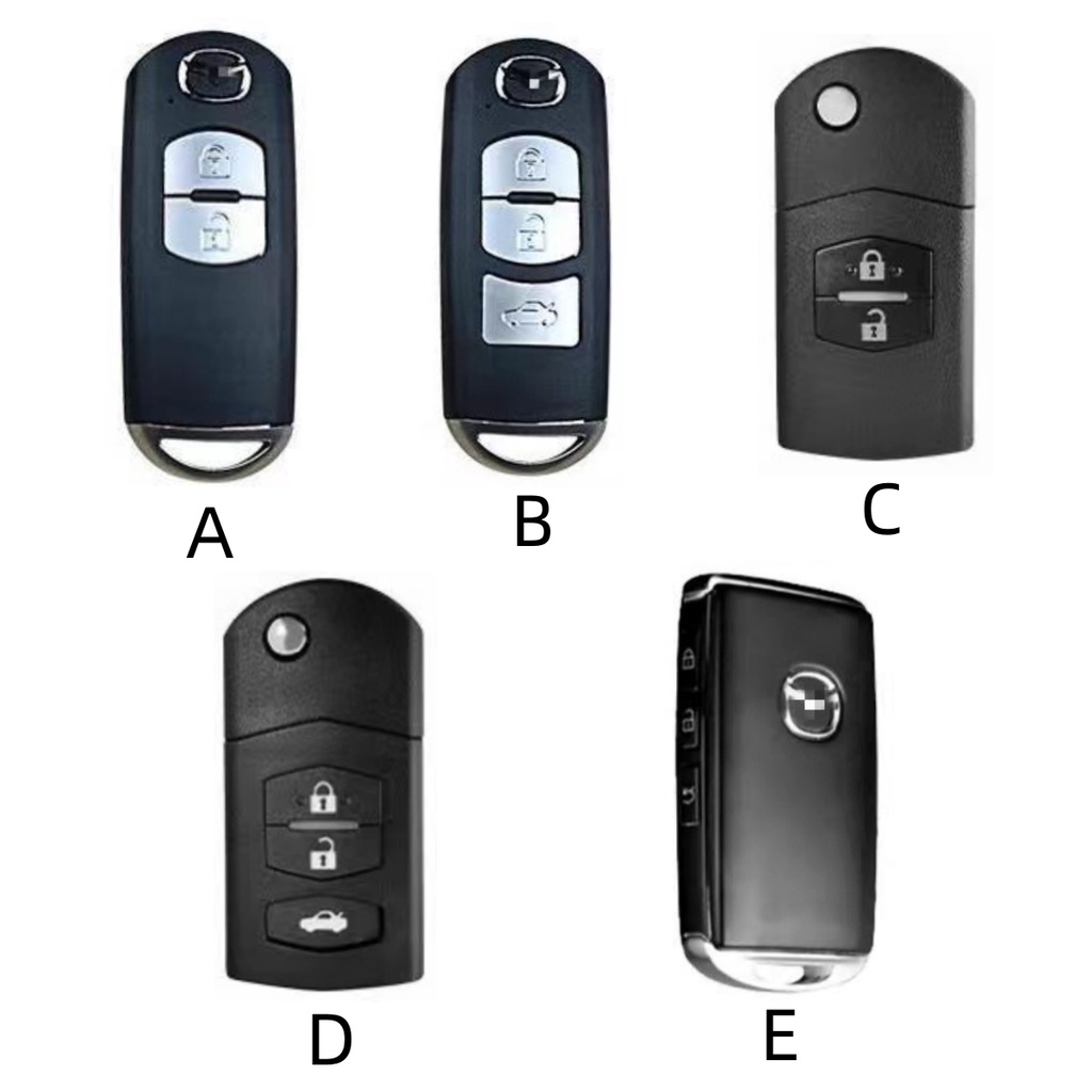 Untuk Mazda 2 CX-5 Axela Atenza CX-7 CX-9 CX-3 CX-4 CX-8 MX5 Kulit Gantungan Kunci Case Remote Smart Car Key Case