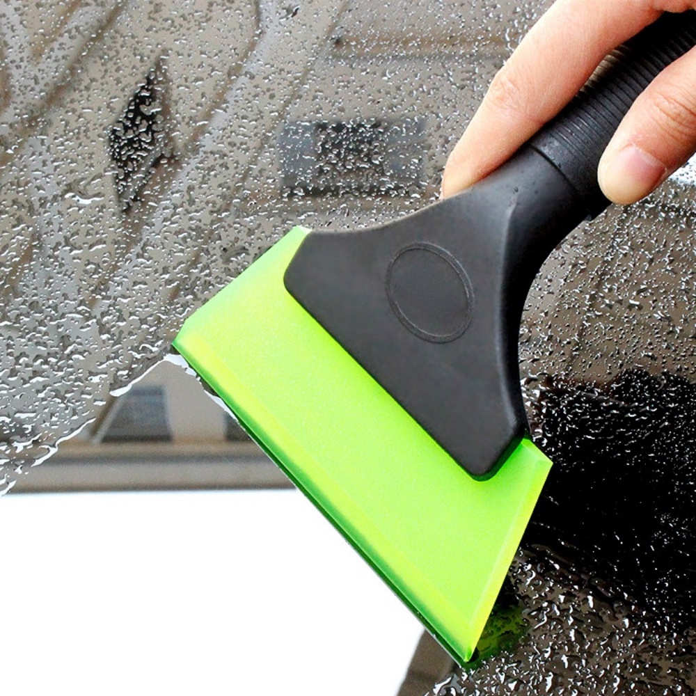 Wiper Air Kaca Depan Mini Plastik Scraper Kaca Film Kartu Squeegee Mirror Glass Pembersih Jendela Mobil Gagang Non-Slip Window Tinting Tools Shower Glass Door Scraper