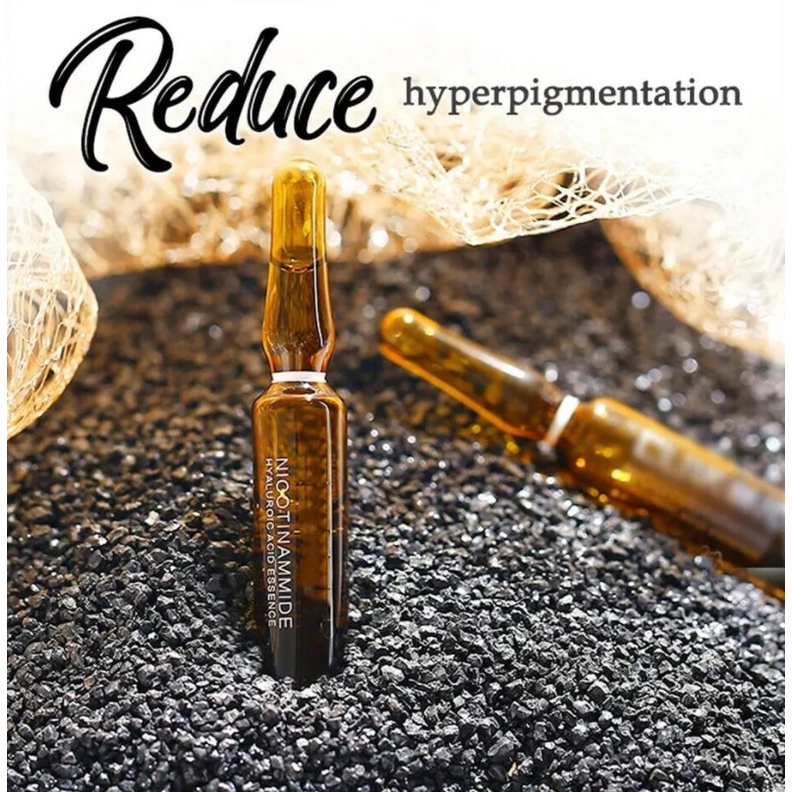 (UMU SUPPLIER)  CINDYNAL 7PCS/SET Ampul Serum Hyaluronic Acid Vitamin C Dark Spot Penuaan Anti Aging Bintik Hitam