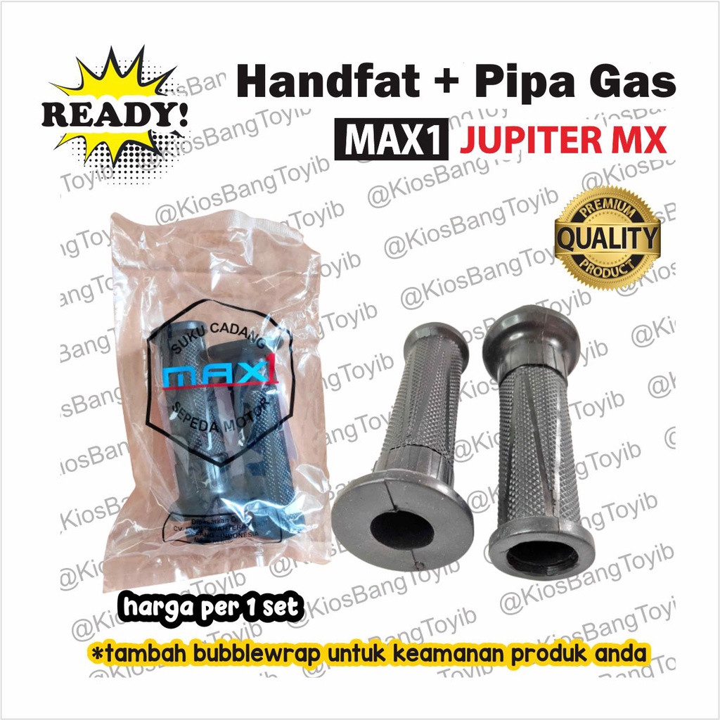 1pasang Handfat + Pipa Gas Handgrip Assy Yamaha JUPITER MX (max1)