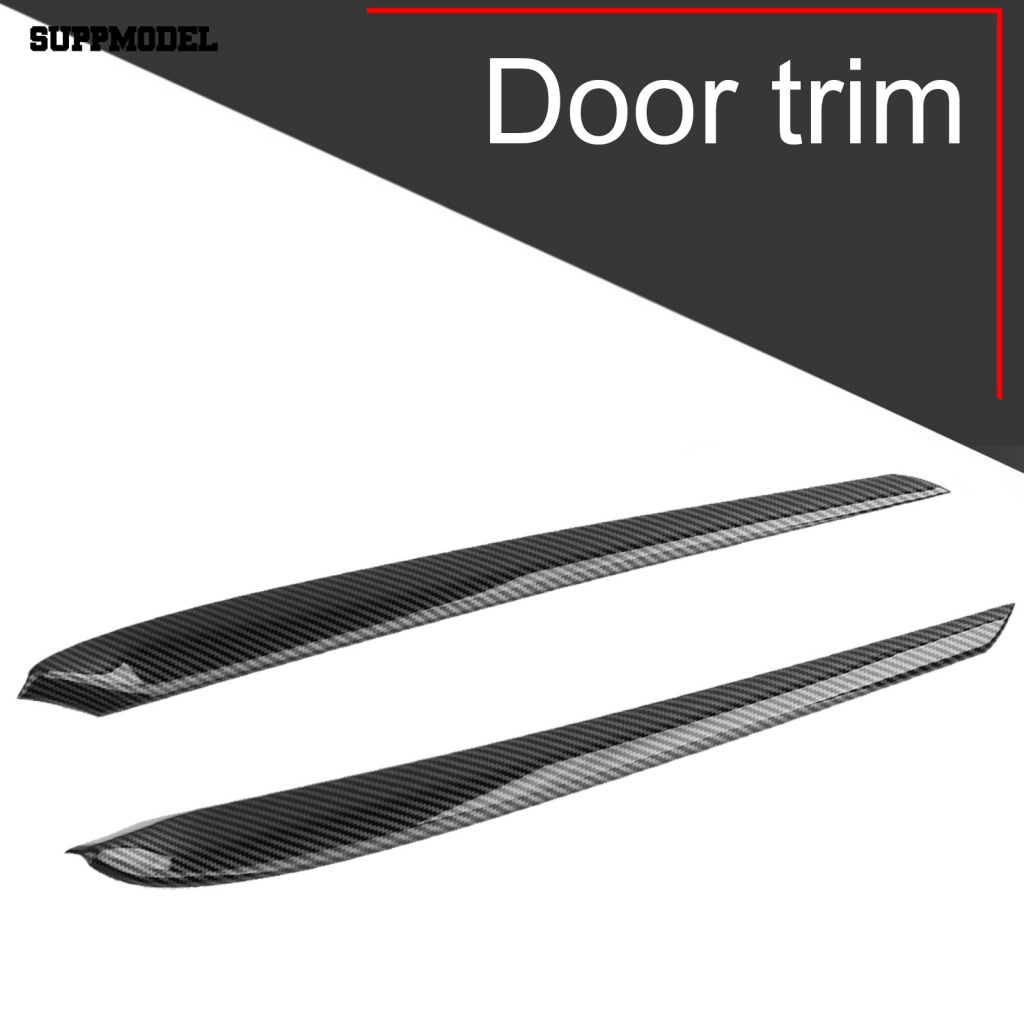 Suppmodel 2Pcs Garis Bening Penutup Panel Pintu Interior Inner Door Panel Strip Cover Hias Untuk Tesla Model3/Y 21