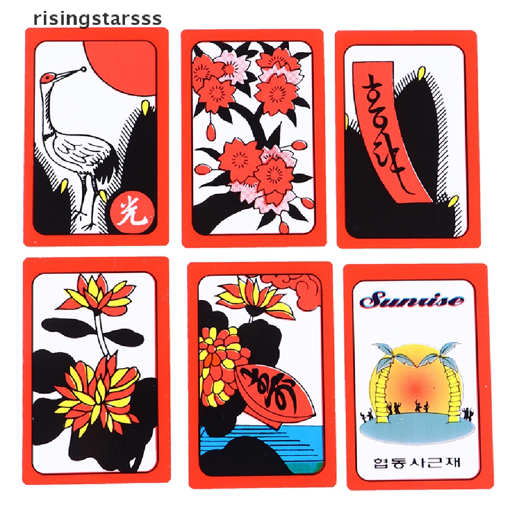 Rsid Span-new Mahjong Gostop Go Stop Kartu Hanafuda Populer Korea Jepang Board Table Game Jelly