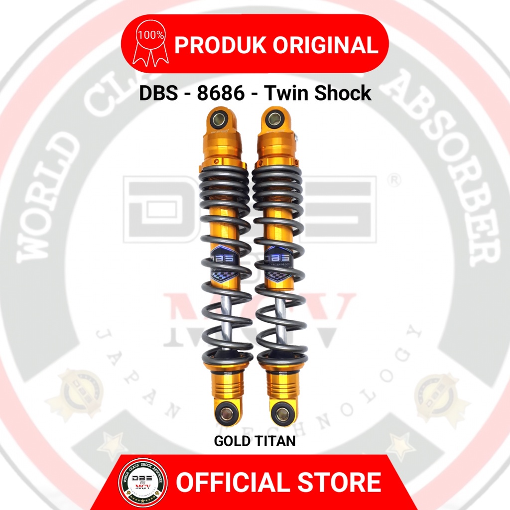 [ BISA COD ] Shock Non Tabung DBS 8686 Z SERIES Honda Supra X Karisma Revo Blade Fit New