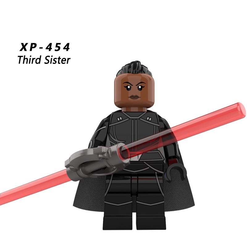 Star Wars Series Darth Vader Obi-Wan Black Knight Anakin Angka Mini Anak Rakitan Mainan Blok Bangunan