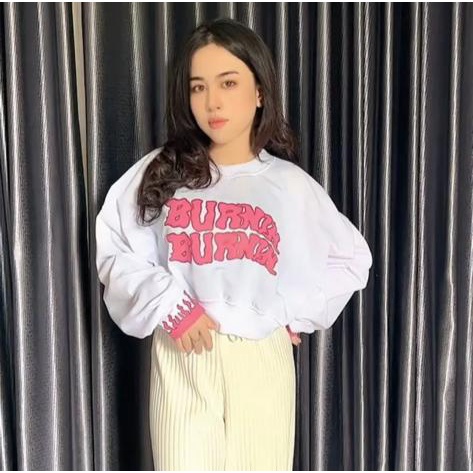 BEFAST - ZFS OOTD WANITA SWEATER RISA / BURNIK CROP SWEATER / Pakaian Kekinian Remaja ABG / Sweater Crop Terbaru / OOTD Wanita Korean Style Wanita / Fashion Remaja ABG Hangout / Sweater Motif / Terlaris