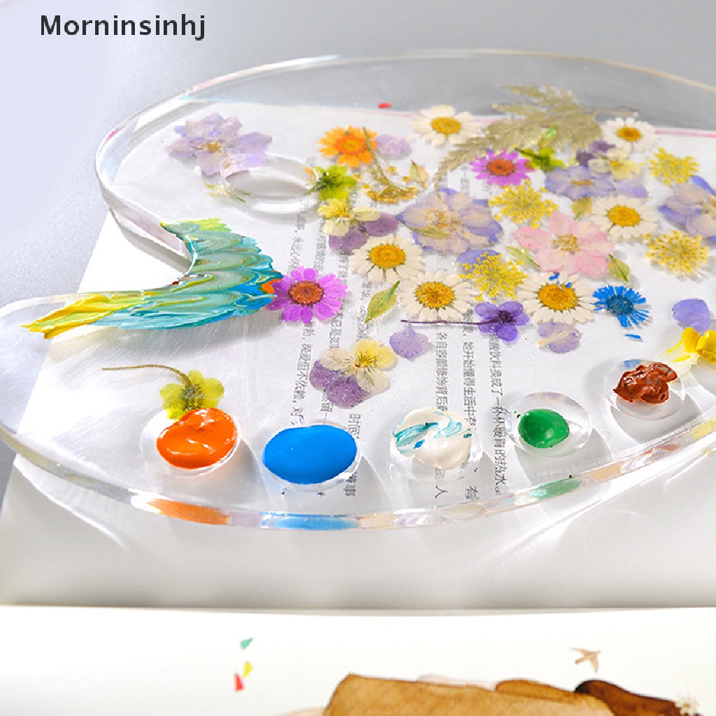 Mornin Handmade Palette Pigment Brush Resin Cetakan Cat Tray Kotak Alat Membuat Perhiasan id