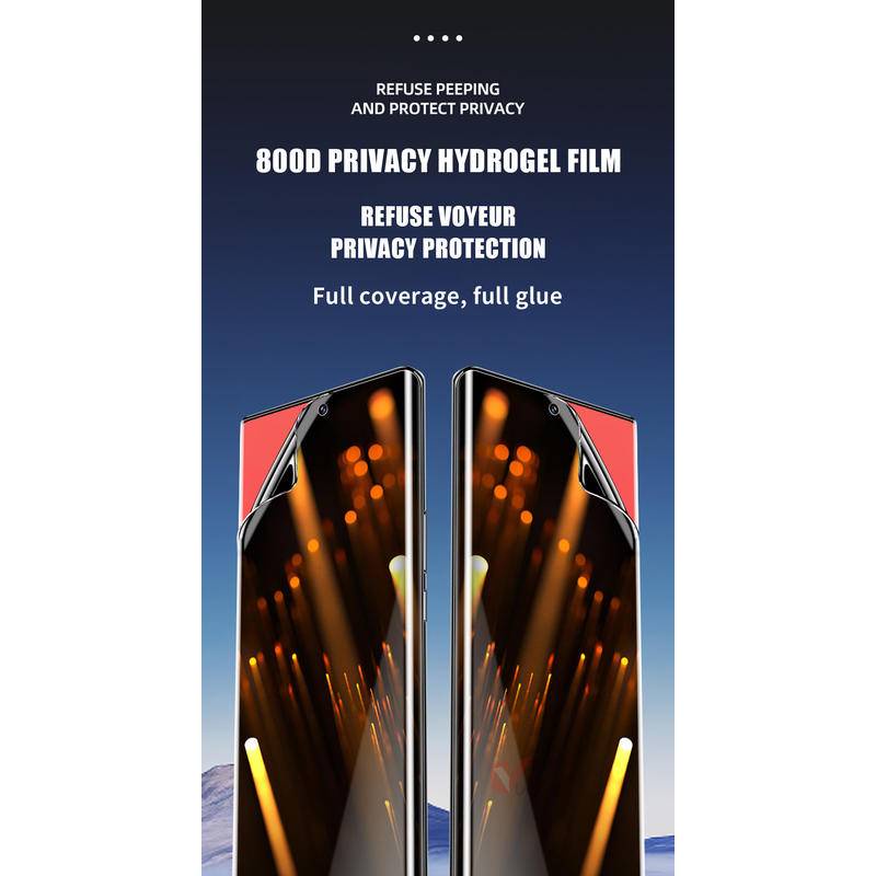 Film Hidrogel Anti spy Full Lengkung Untuk Film Vivo iQOO 11 10 9 8 7 5 6 Pro Neo 7 6 3 Privasi Pelindung Layar Untuk Vivo S1 S10 S12 S15 S16 Pro V27e