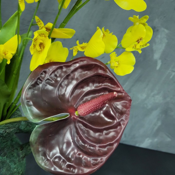 RANGKAIAN IKEBANA ARTIFICIAL PREMIUM-TULIP LATEX -RI 049