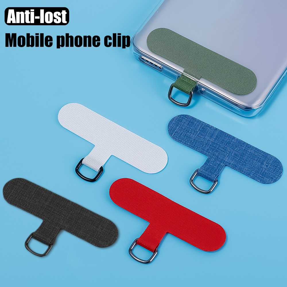 Universal Ponsel Anti-lost Lanyard Card Gasket Pengganti Dilepas Telepon Gantung Cord Tali Nilon Patch Tether Pad