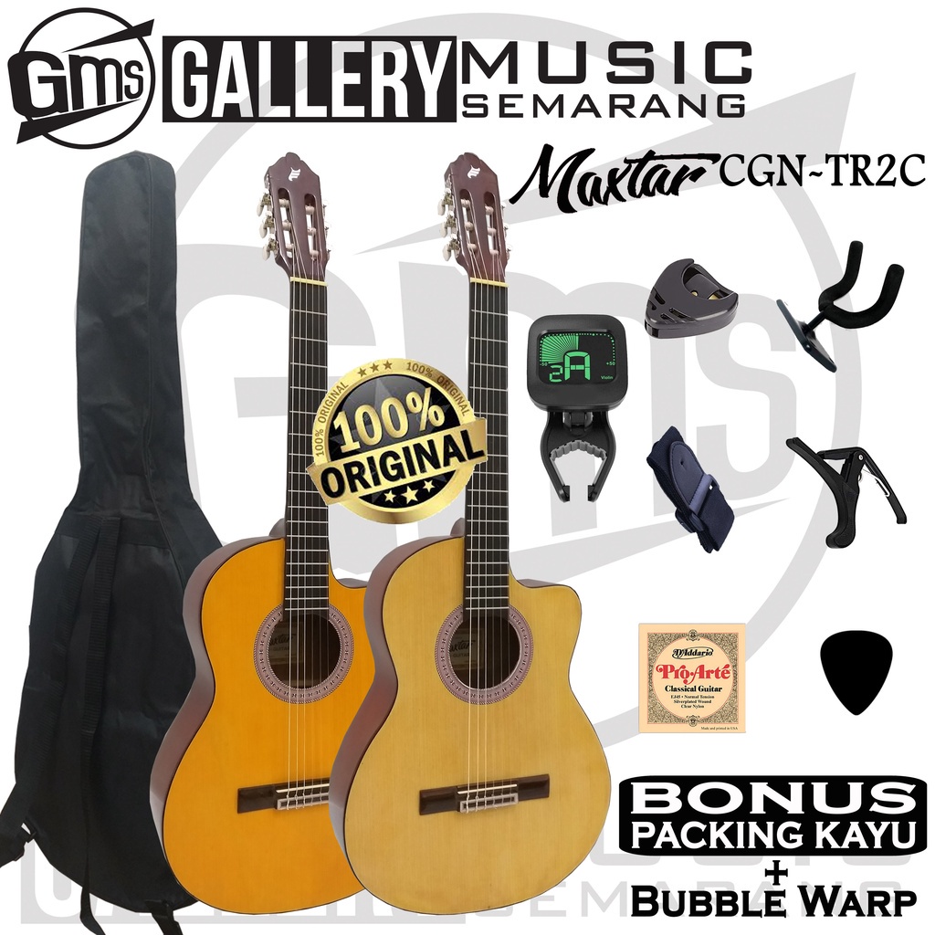 ORIGINAL Gitar Klasik Cutaway Maxtar CGN-TR2C Gitar Klasik Nylon Cutaway Original