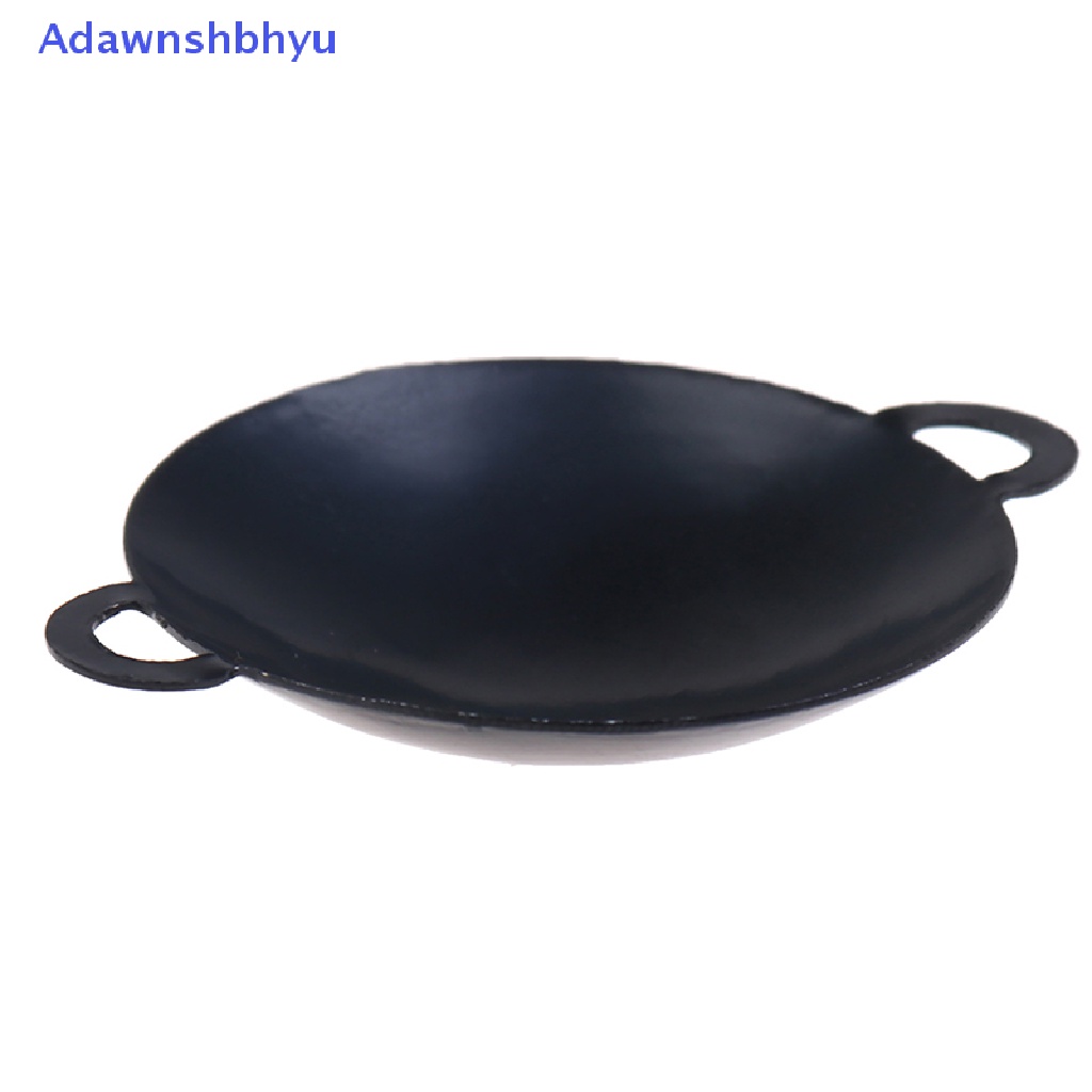 Adhyu 1：12 Dollhouse Miniature Frying Pans Cooking Pot Cookware Kitchen Accessory ID