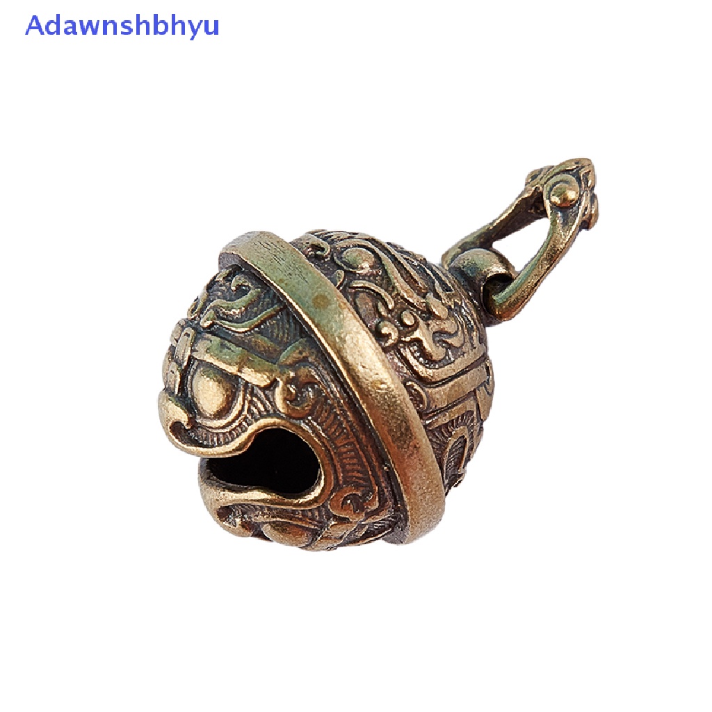 Adhyu Gluttony Brass Handicraft Key Car Button Bronze Bell Gift Decoration Pendant ID