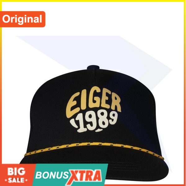 Topi EIGER1989 Anak GENCIVE JR CAP Black Hitam 91000 6998 Original Cowok
