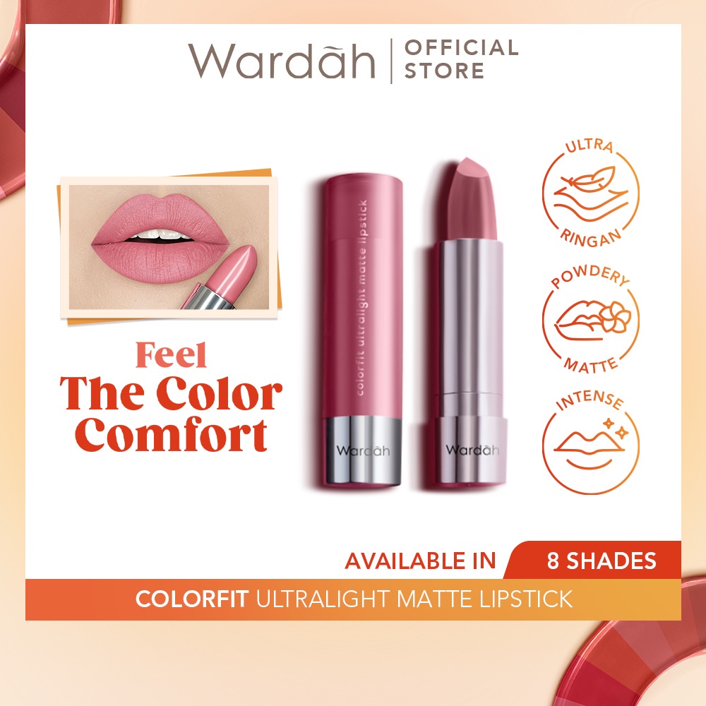 Wardah Colorfit Ultralight Matte Lipstick